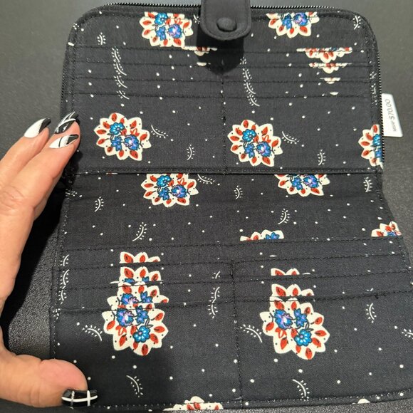 Vera Bradley Moonless Night Large Tab Wallet - Picture 4 of 6